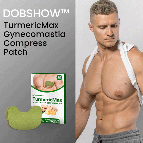 Dobshow™ TurmericMax Gynecomastia Compress Patch🍃💪