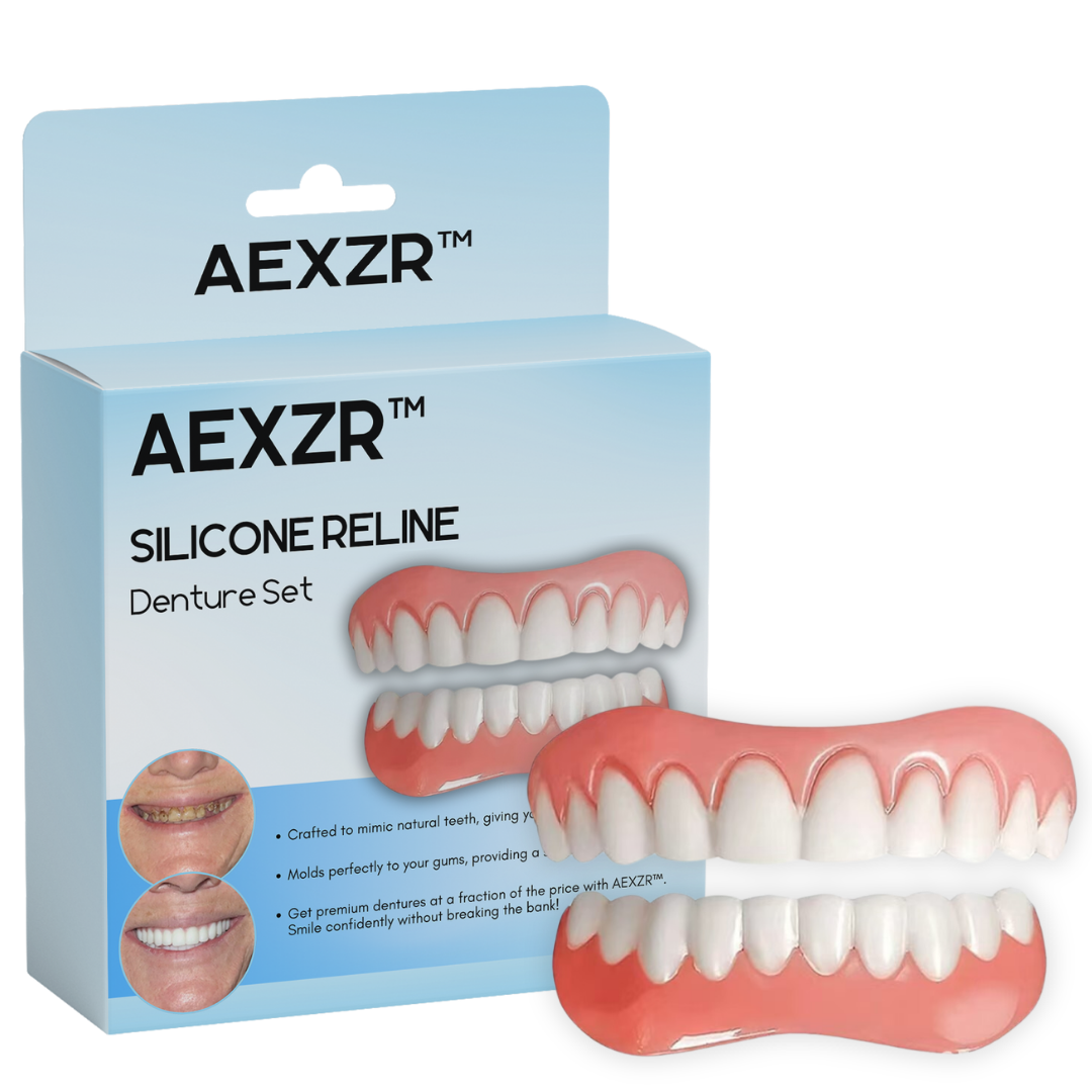 AEXZRโข Silicone Reline Denture Set(โฐ๐๐ข๐ฆ๐ข๐ญ๐๐ ๐ญ๐ข๐ฆ๐ ๐๐ข๐ฌ๐๐จ๐ฎ๐ง๐ญ ๐๐๐ฌ๐ญ ๐๐ ๐ฆ๐ข๐ง๐ฎ๐ญ๐๐ฌโฐ)