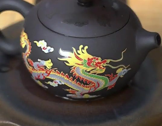 Color Changing Dragon & Phoenix Teapot