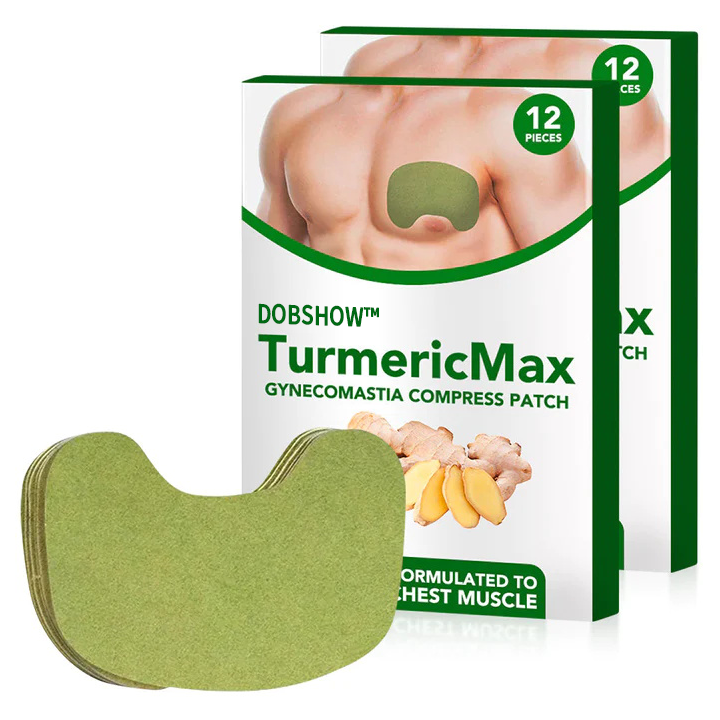 Dobshow™ TurmericMax Gynecomastia Compress Patch🍃💪