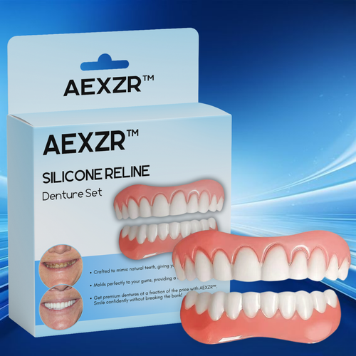 AEXZRโข Silicone Reline Denture Set(โฐ๐๐ข๐ฆ๐ข๐ญ๐๐ ๐ญ๐ข๐ฆ๐ ๐๐ข๐ฌ๐๐จ๐ฎ๐ง๐ญ ๐๐๐ฌ๐ญ ๐๐ ๐ฆ๐ข๐ง๐ฎ๐ญ๐๐ฌโฐ)