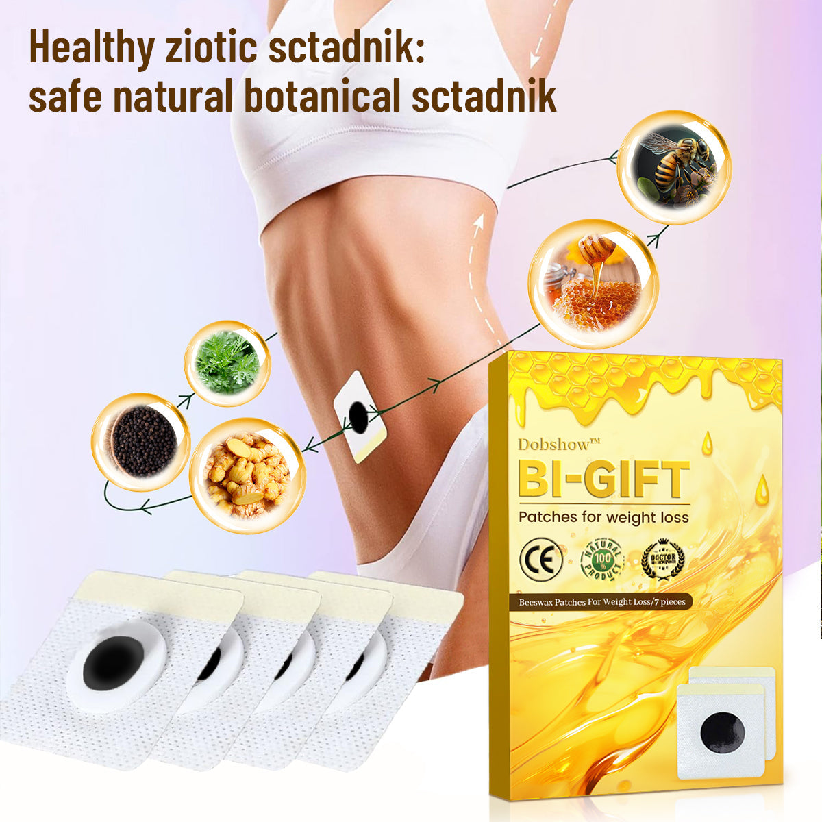 🙋♀️🙋♀️ Dobshow™ Bee Venom Slimming Patches 10pcs - for all lymphatic and health problems