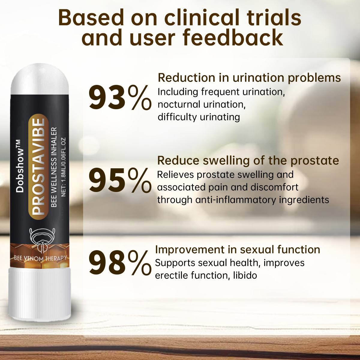 Dobshow™ ProstaVibe Bee Wellness Inhaler