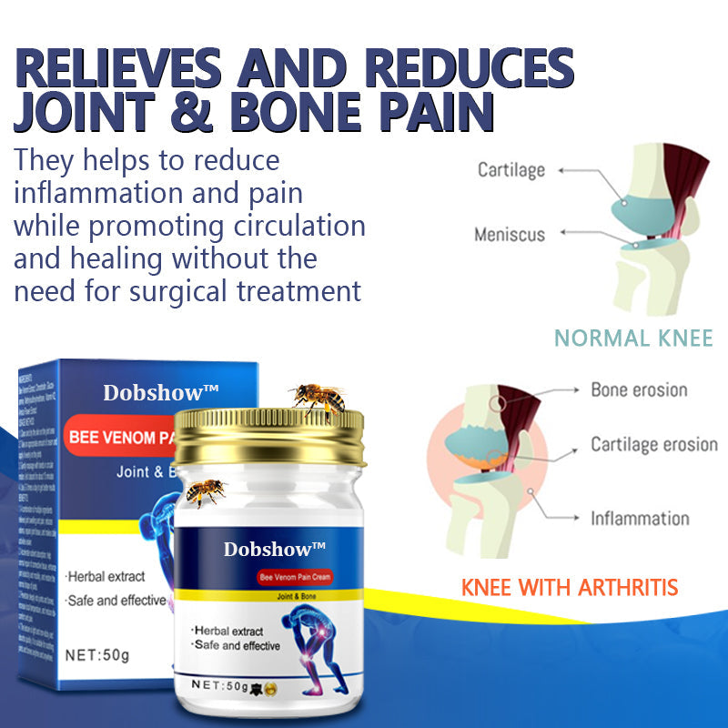 Dobshow™ Bee Venom Joint and Bone Therapy Advanced Cream🎉Limited Time Offer🐝