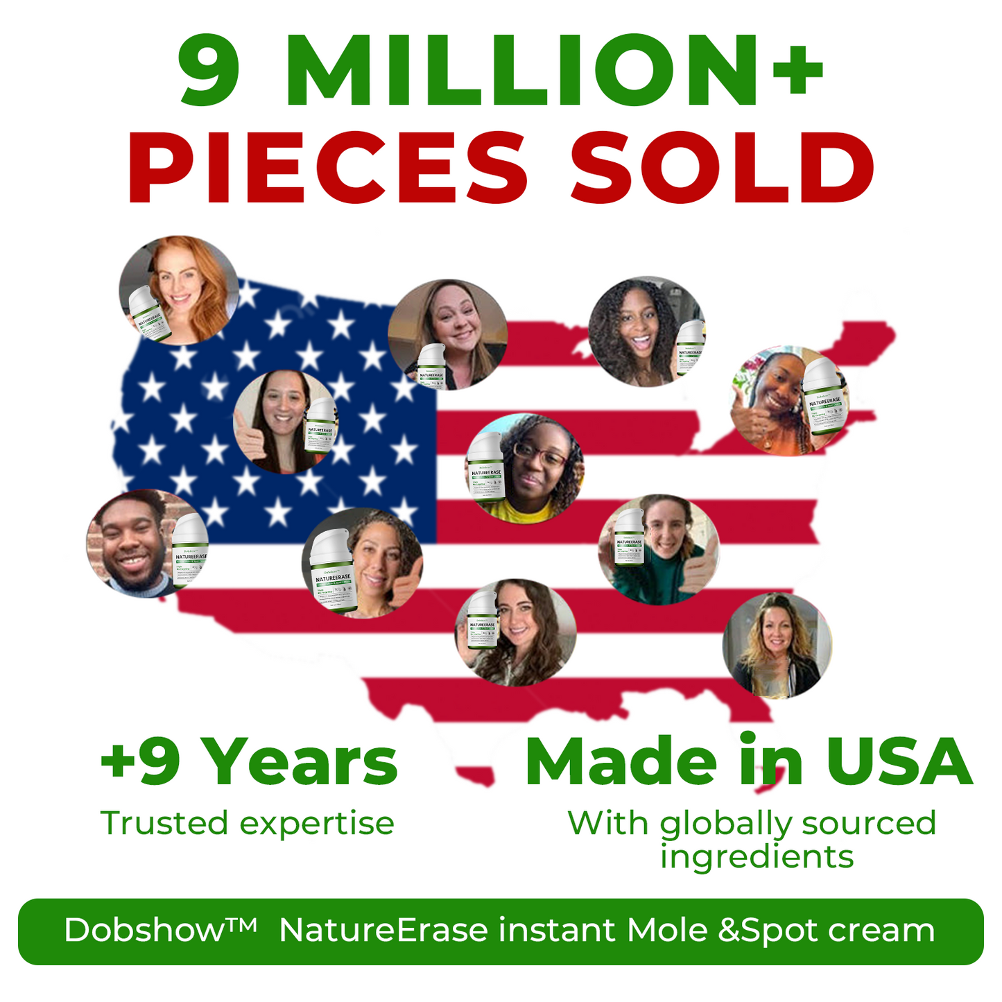 ✅ Official Store: Dobshow™ NatureErase Instant Mole & Spot Cream