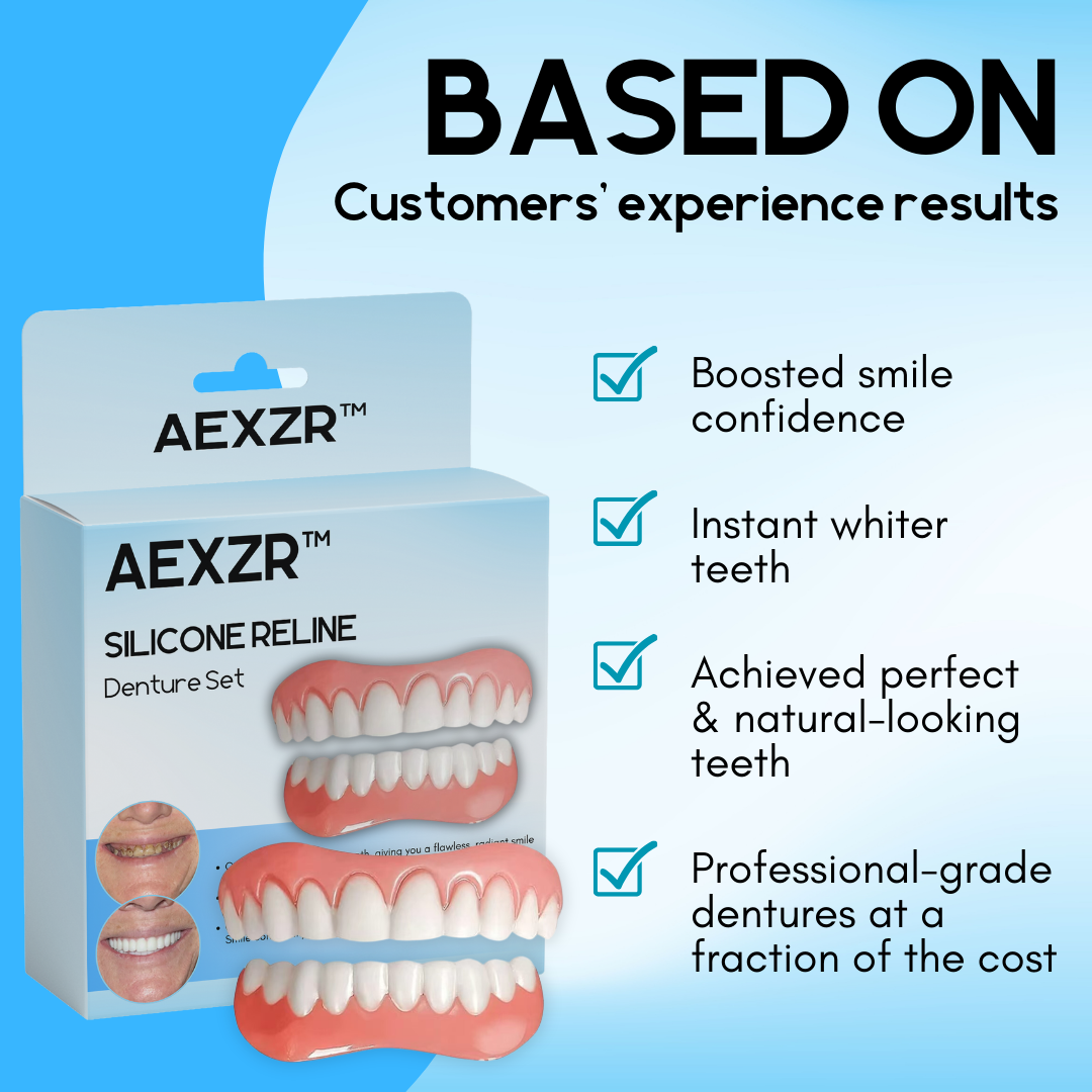 AEXZRโข Silicone Reline Denture Set(โฐ๐๐ข๐ฆ๐ข๐ญ๐๐ ๐ญ๐ข๐ฆ๐ ๐๐ข๐ฌ๐๐จ๐ฎ๐ง๐ญ ๐๐๐ฌ๐ญ ๐๐ ๐ฆ๐ข๐ง๐ฎ๐ญ๐๐ฌโฐ)