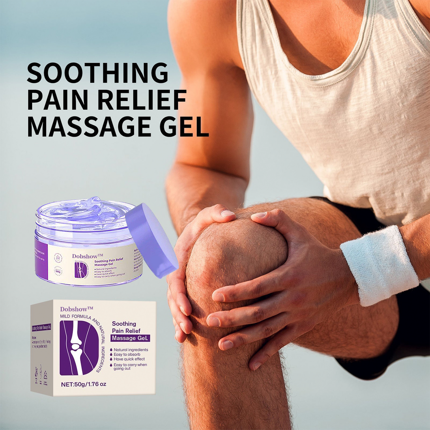 ✅Dobshow™ Turmeric & Emu Oil Arthritis Soothing Pain Relief Massage Gel >>🔥75%OFF