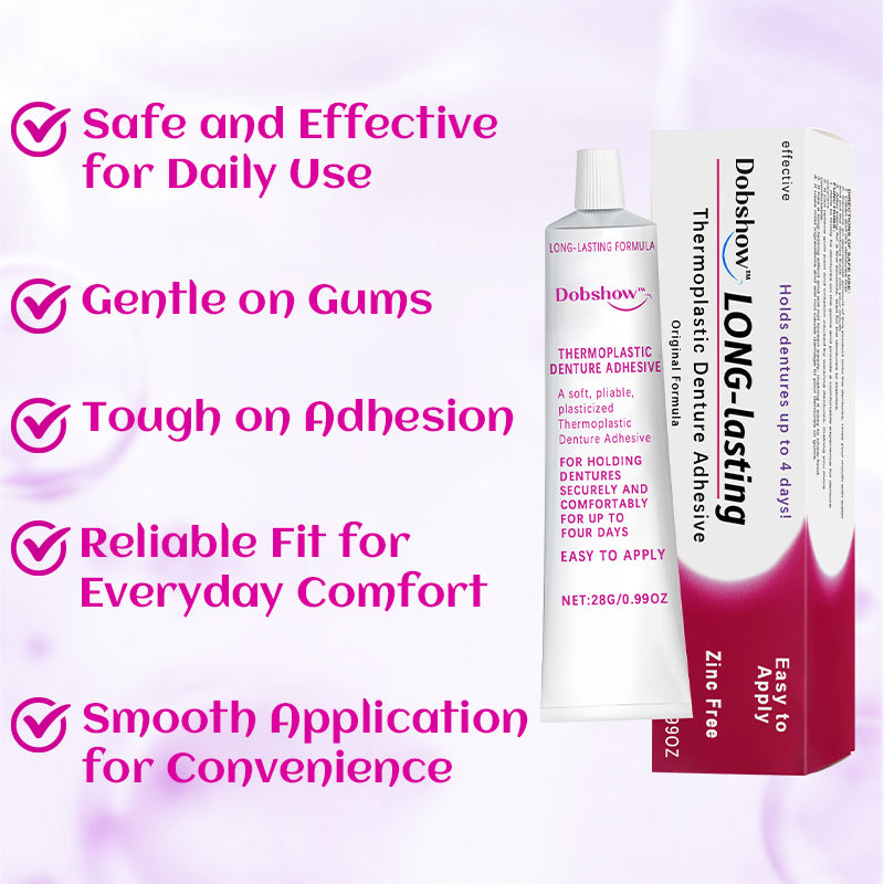 Dobshow™🔥HAPPY 2025🔥- 𝕤𝕒𝕧𝕖 𝕦𝕡 𝕥𝕠 -𝟞𝟝% 🅾🅵🅵 Thermoplastic Denture Adhesive