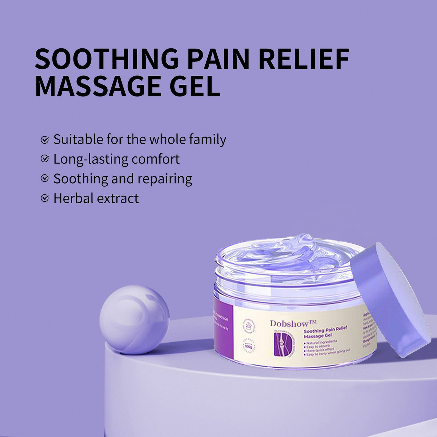 ✅Dobshow™ Turmeric & Emu Oil Arthritis Soothing Pain Relief Massage Gel >>🔥75%OFF