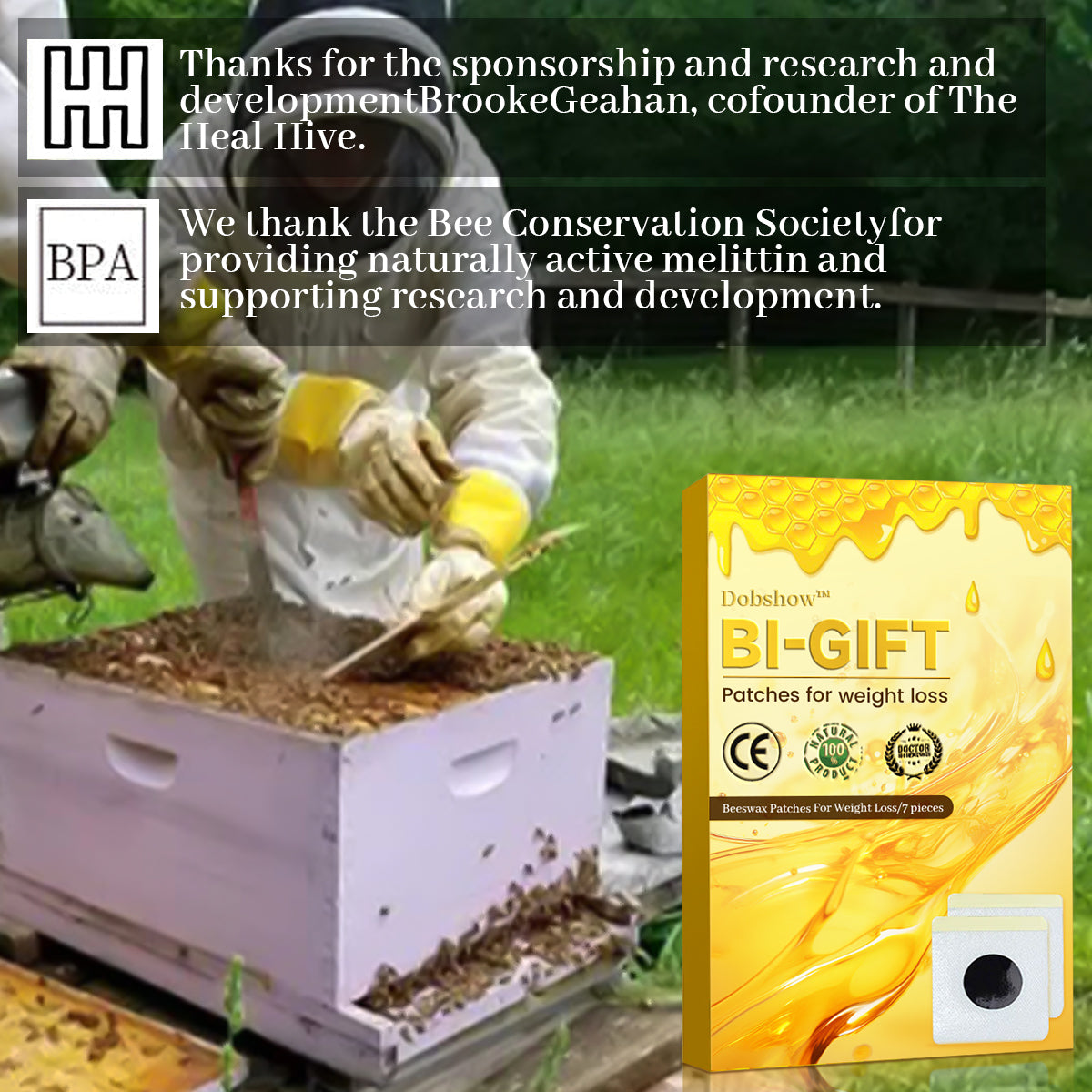 🙋♀️🙋♀️ Dobshow™ Bee Venom Slimming Patches 10pcs - for all lymphatic and health problems