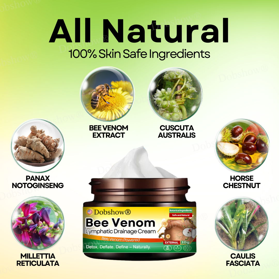🐝Dobshow® Bee Venom Lymphatic Drainage Cream