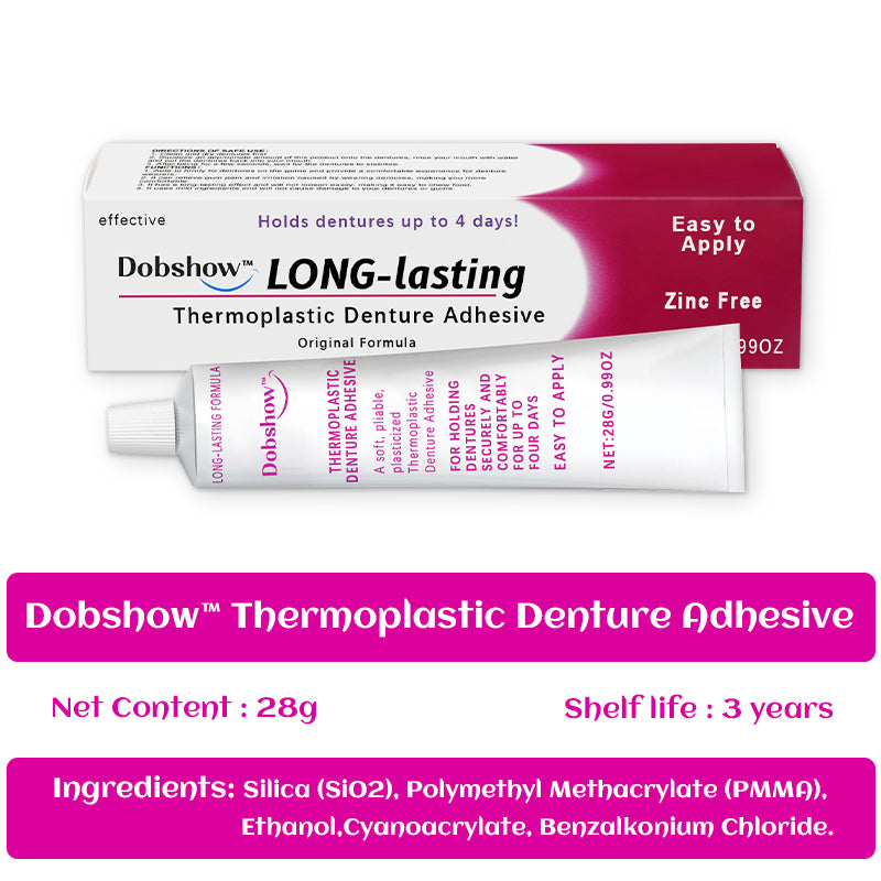 Dobshow™🔥HAPPY 2025🔥- 𝕤𝕒𝕧𝕖 𝕦𝕡 𝕥𝕠 -𝟞𝟝% 🅾🅵🅵 Thermoplastic Denture Adhesive