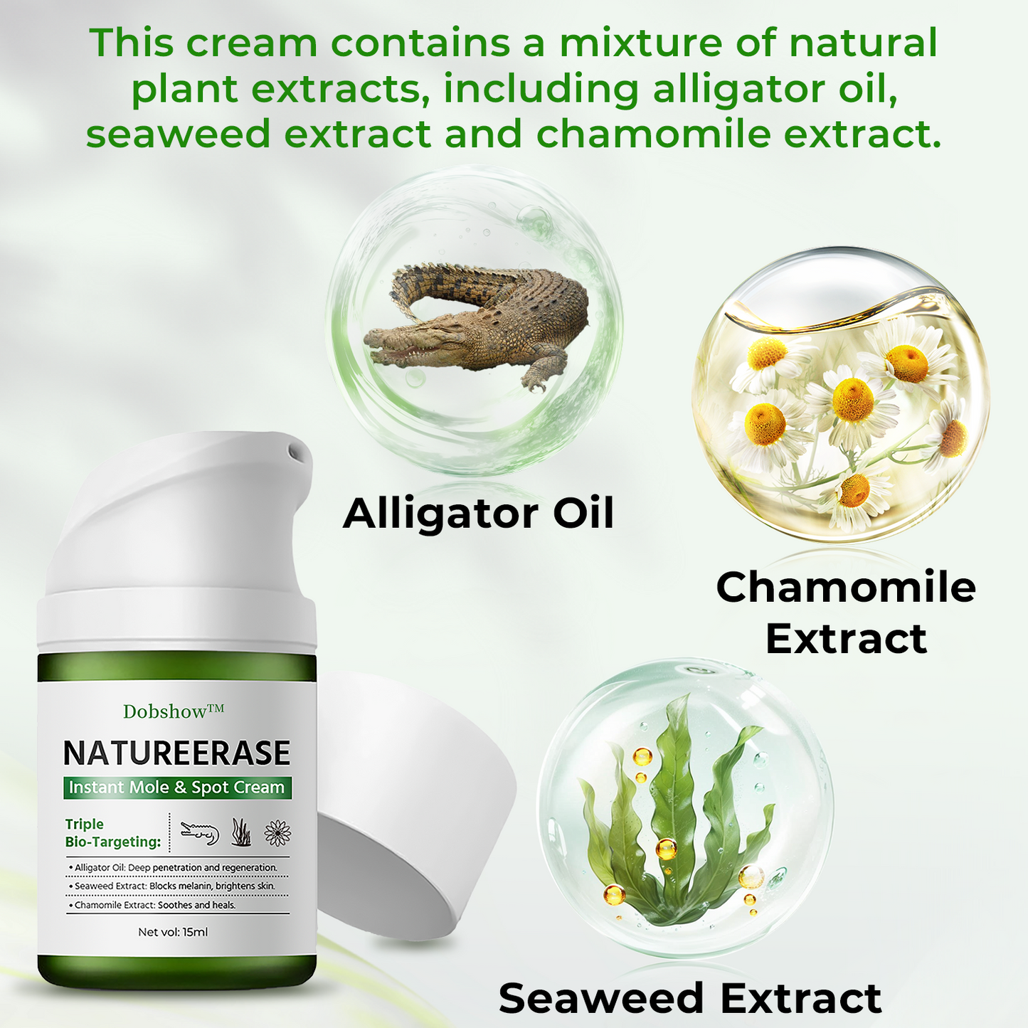 ✅ Official Store: Dobshow™ NatureErase Instant Mole & Spot Cream