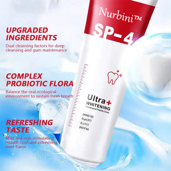 Bright Dentš„Nurbini⢠SP-4 Probiotic Whitening Toothpasteš„