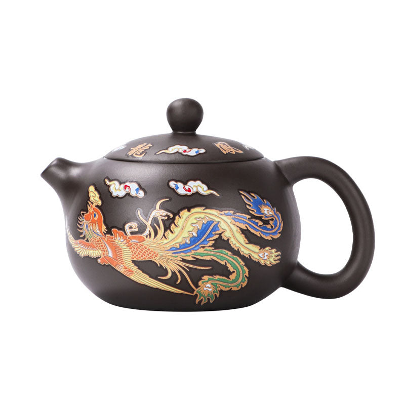 Color Changing Dragon & Phoenix Teapot