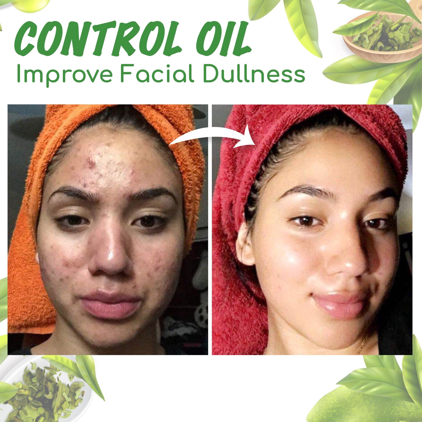 Dobshow™ Green Tea Clay Mask Stick For Oil Control, Blackhead Reduction, and Pore Minimization