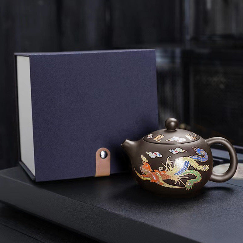 Color Changing Dragon & Phoenix Teapot