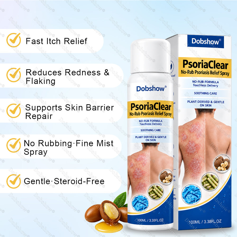 Dobshow® PsoriaClear No-Rub Psoriasis Relief Spray