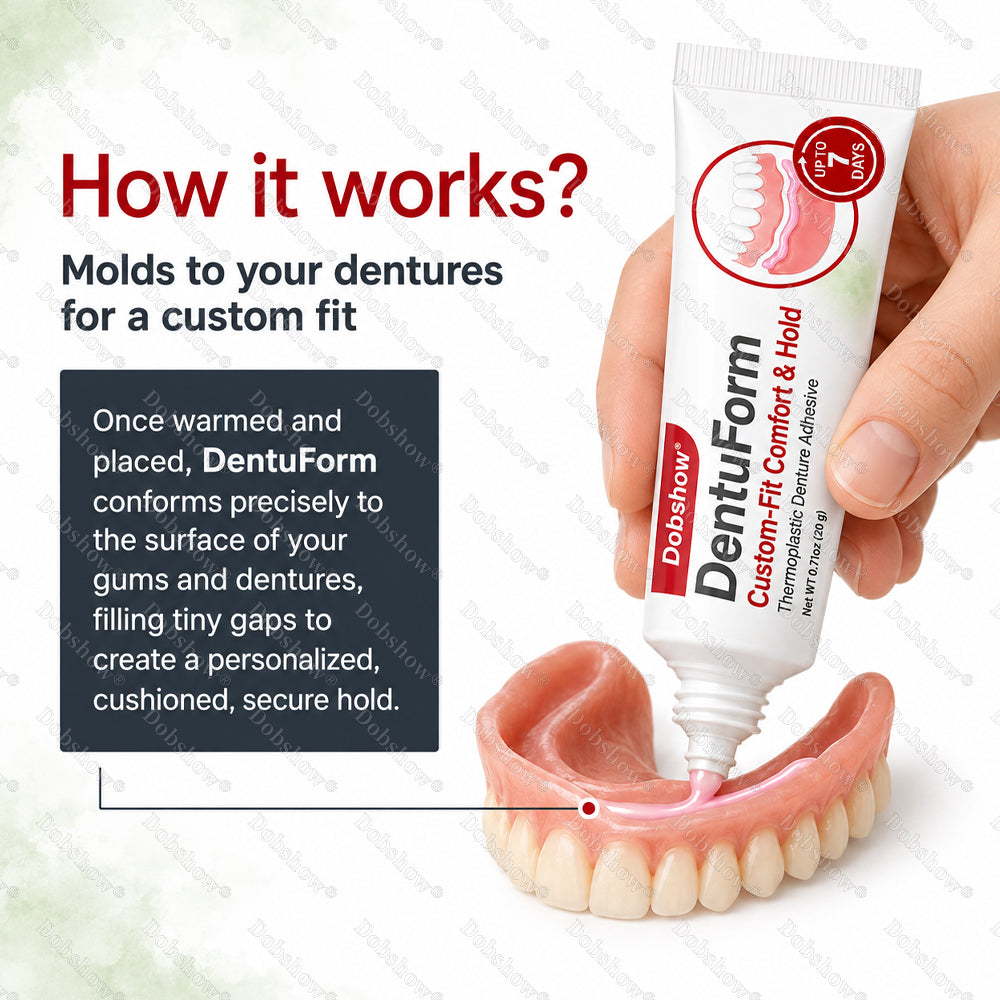 𝗗𝗼𝗯𝘀𝗵𝗼𝘄® 𝗗𝗲𝗻𝘁𝘂𝗙𝗼𝗿𝗺 𝗖𝘂𝘀𝘁𝗼𝗺-𝗙𝗶𝘁 𝗖𝗼𝗺𝗳𝗼𝗿𝘁 & 𝗛𝗼𝗹𝗱