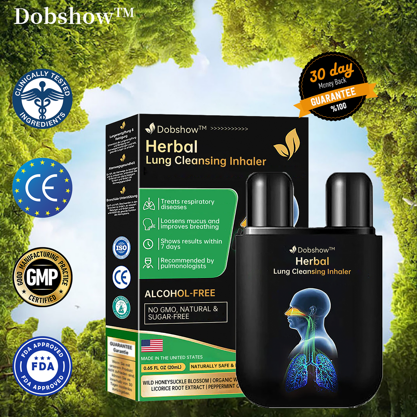 🧑‍⚕️✅official store | 🔥🔥🔥Dobshow™ herbal lung cleansing inhaler(💝Last day for 50% off💝)