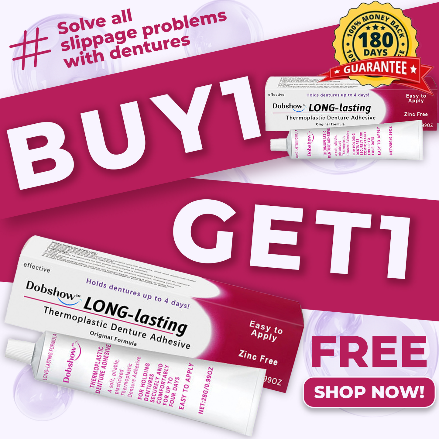 Dobshow™🔥New Year Special Offer🔥- 𝕤𝕒𝕧𝕖 𝕦𝕡 𝕥𝕠 -𝟞𝟝% 🅾🅵🅵 Thermoplastic Denture Adhesive