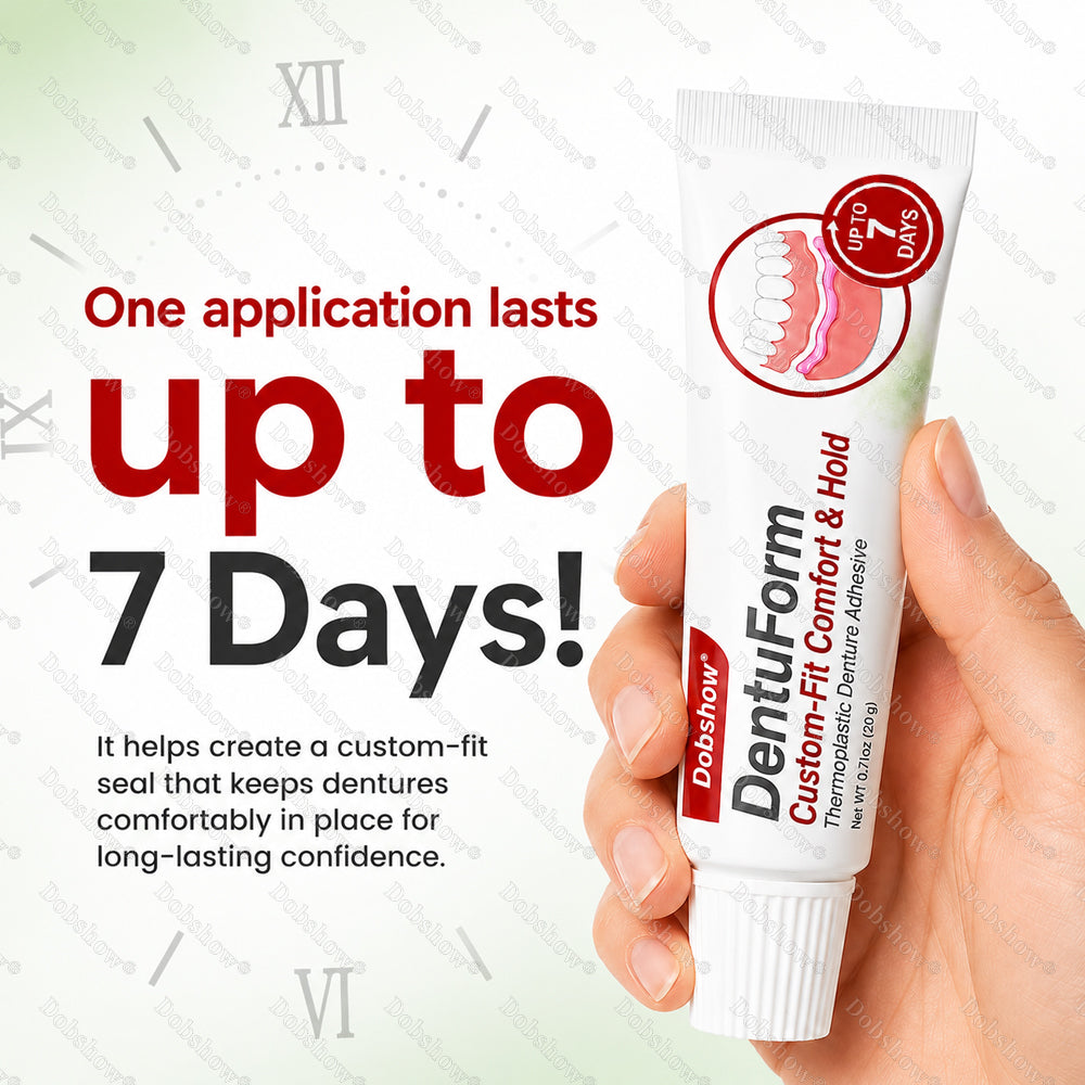 𝗗𝗼𝗯𝘀𝗵𝗼𝘄® 𝗗𝗲𝗻𝘁𝘂𝗙𝗼𝗿𝗺 𝗖𝘂𝘀𝘁𝗼𝗺-𝗙𝗶𝘁 𝗖𝗼𝗺𝗳𝗼𝗿𝘁 & 𝗛𝗼𝗹𝗱
