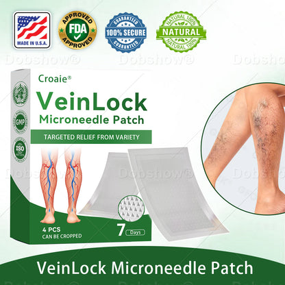 🎁𝙇𝙞𝙢𝙞𝙩𝙚𝙙-𝙩𝙞𝙢𝙚 𝙊𝙛𝙛𝙚𝙧🎁Croaie® VeinLock Microneedle Patch
