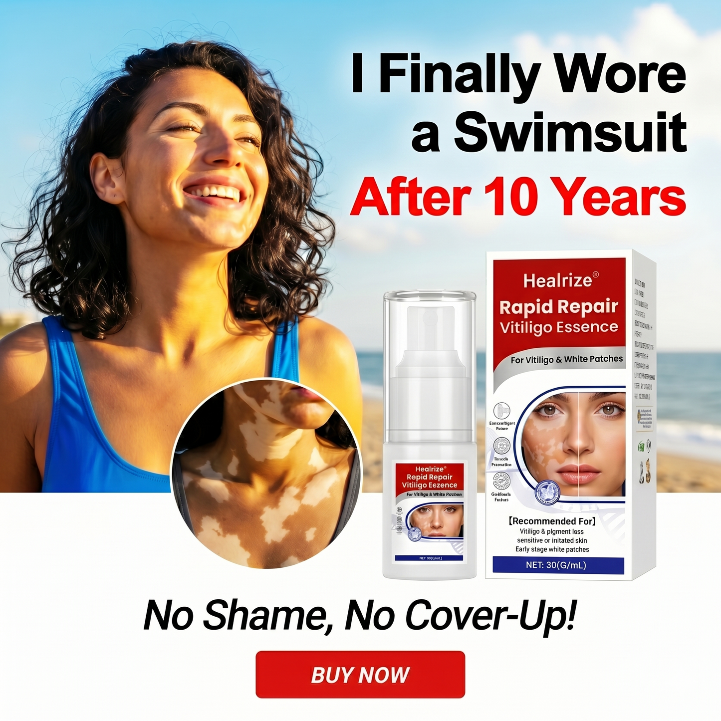 🔥Healrize® Rapid Repair Vitiligo Essence — Visible Results in Weeks, 100% Natural & Steroid-Free