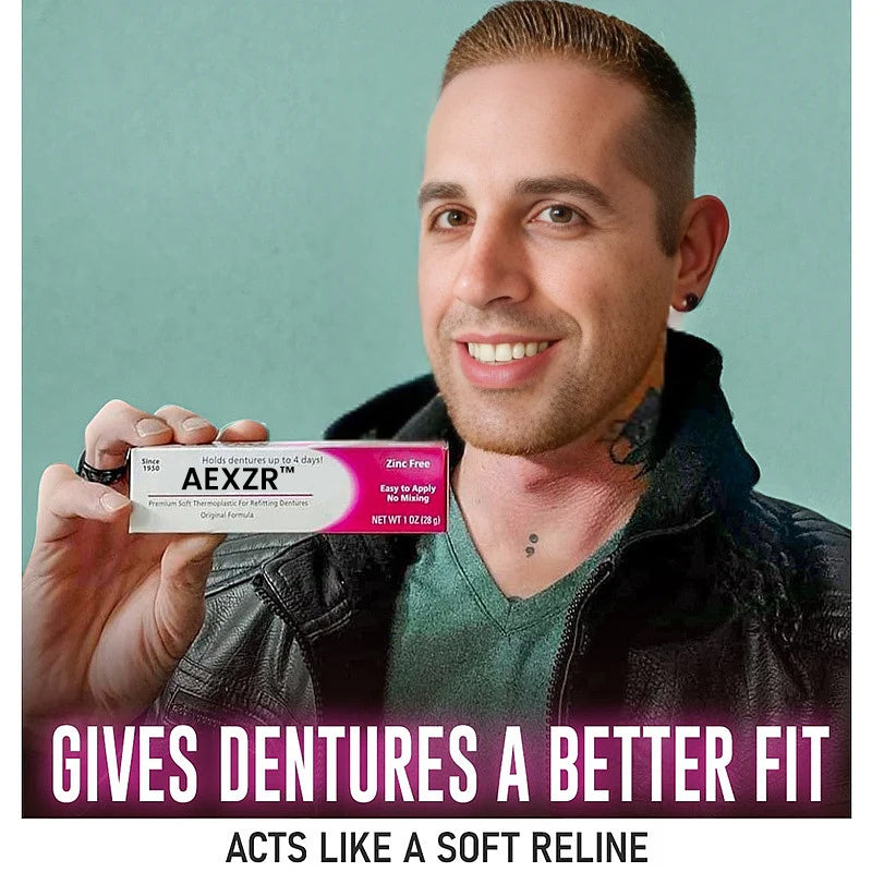 ✨[Official Brand Store] AEXZR™ Thermoplastic Denture Adhesive