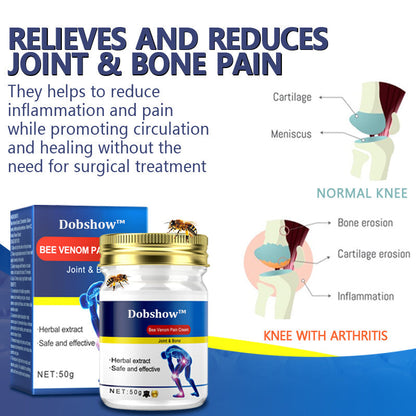 Dobshow™ Bee Venom Joint and Bone Therapy Advanced Cream🎉Limited Time Offer🐝