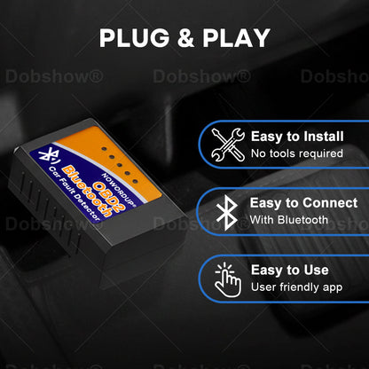 NOWORDUP® OBD2 Bluetooth Car Fault Detector