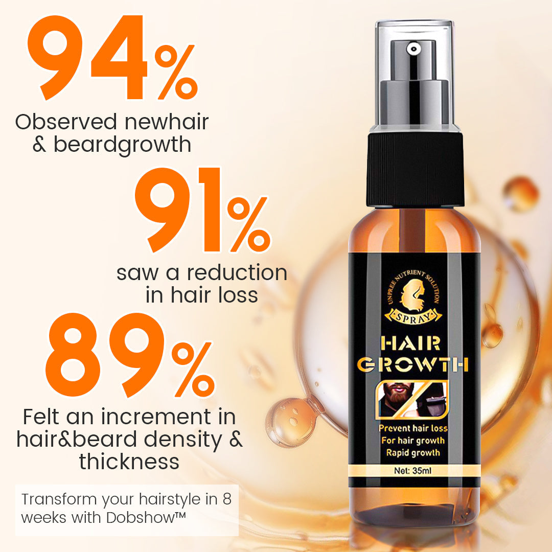 Dobshow™ PremiumLocks Biotin Hair & Beard Growth Spray💁‍♀️🧔