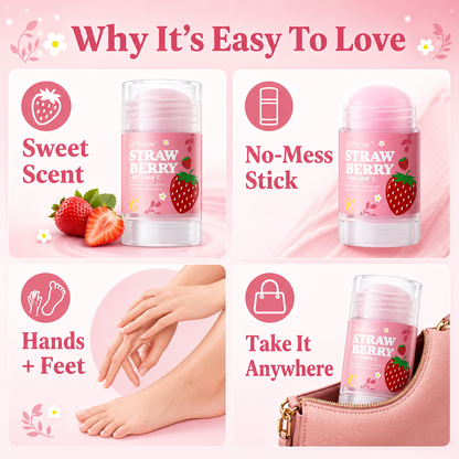 Dobshow® Strawberry Vitamin C Hand & Foot Moisturizing Stick