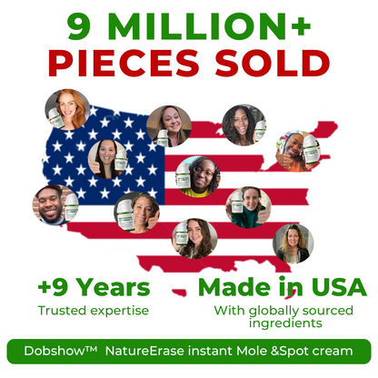 ✅ Official Store: Dobshow™ NatureErase Instant Mole & Spot Cream