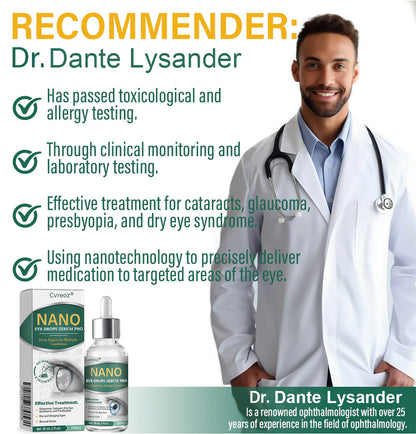 Cvreoz® Nano Eye Drops Serum Pro✅FDA Approved(Suitable for presbyopia, dry eye syndrome, glaucoma, and cataracts)