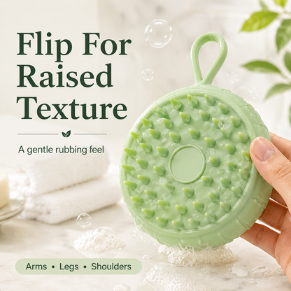 MCOIKY® Lotus Silicone Dual-Sided Bath Brush