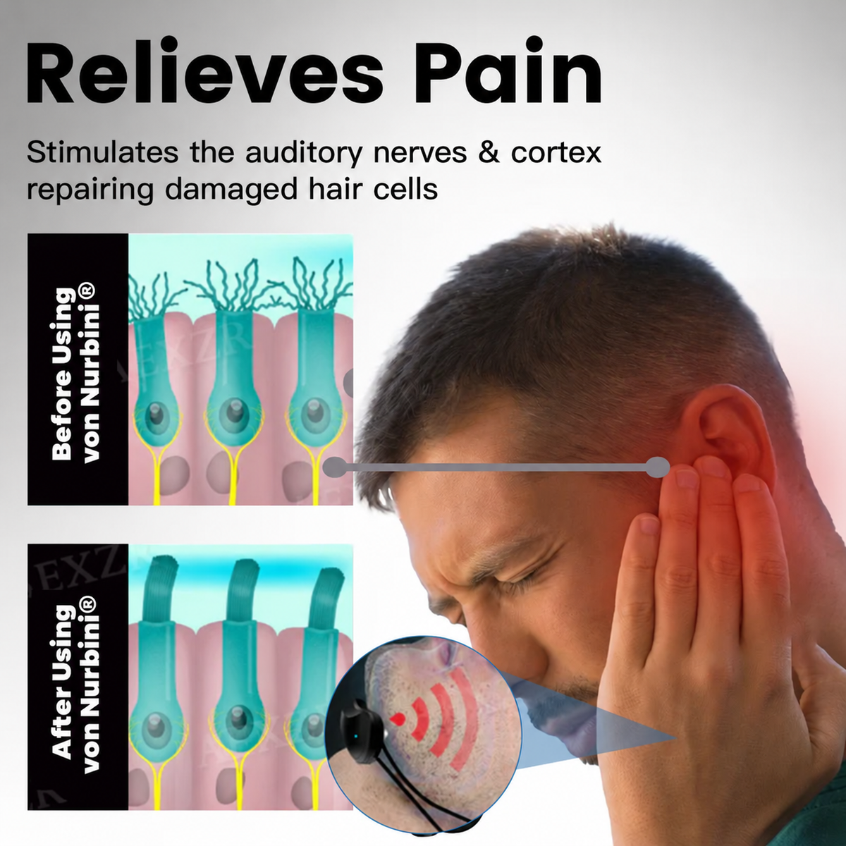 Nurbini® 💓HAPPY 2026💓 Tinnitus Relieving Device