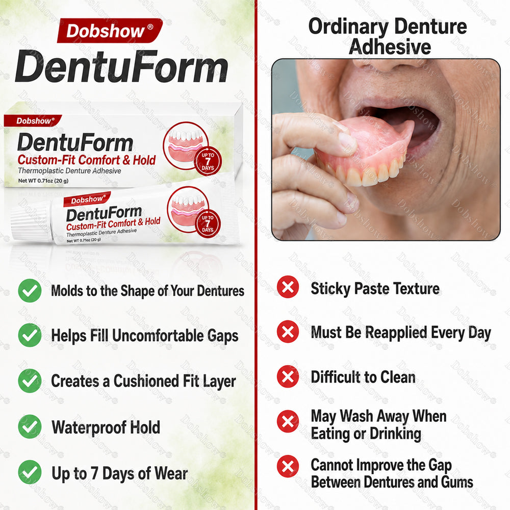 𝗗𝗼𝗯𝘀𝗵𝗼𝘄® 𝗗𝗲𝗻𝘁𝘂𝗙𝗼𝗿𝗺 𝗖𝘂𝘀𝘁𝗼𝗺-𝗙𝗶𝘁 𝗖𝗼𝗺𝗳𝗼𝗿𝘁 & 𝗛𝗼𝗹𝗱