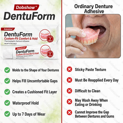 𝗗𝗼𝗯𝘀𝗵𝗼𝘄® 𝗗𝗲𝗻𝘁𝘂𝗙𝗼𝗿𝗺 𝗖𝘂𝘀𝘁𝗼𝗺-𝗙𝗶𝘁 𝗖𝗼𝗺𝗳𝗼𝗿𝘁 & 𝗛𝗼𝗹𝗱