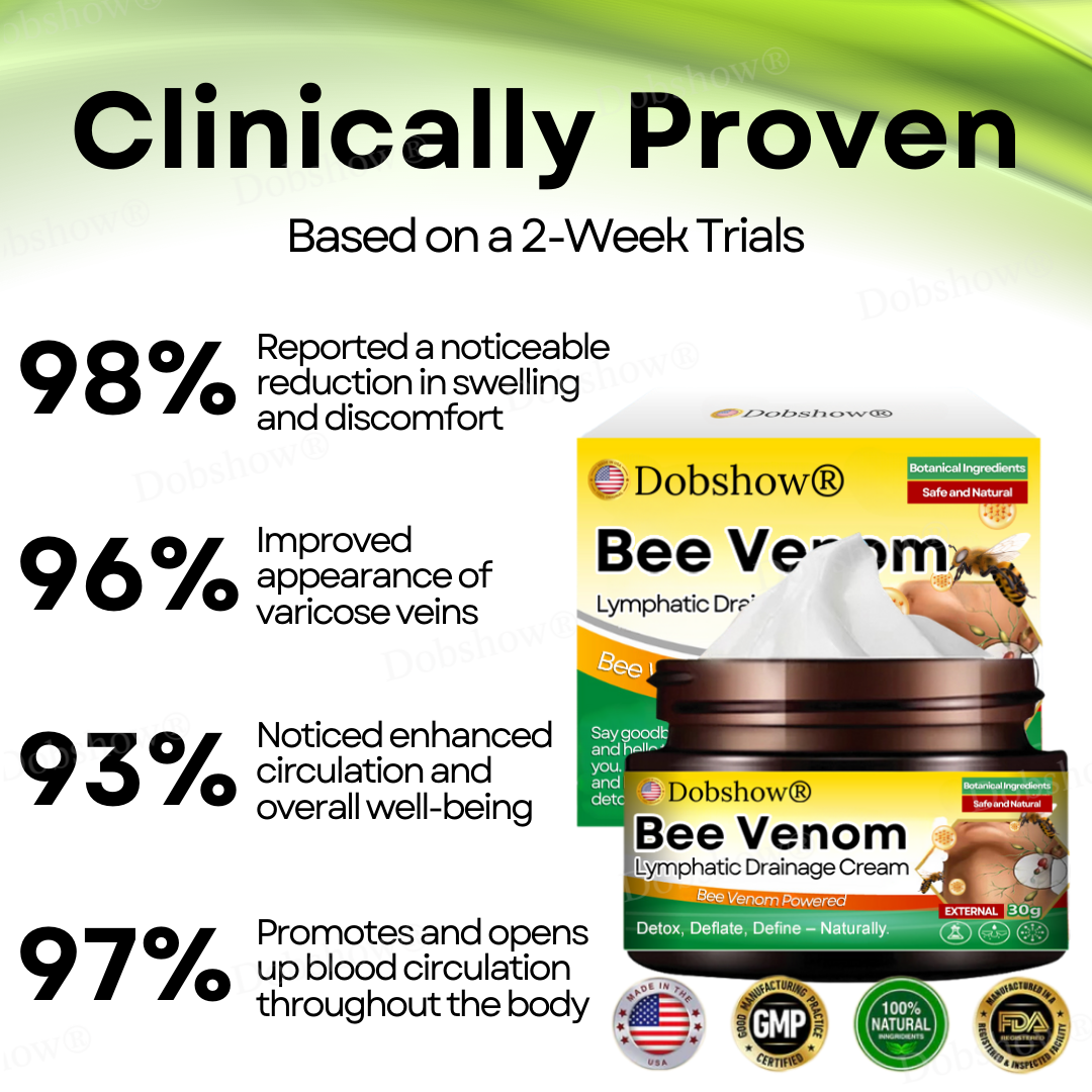 🐝Dobshow® Bee Venom Lymphatic Drainage Cream