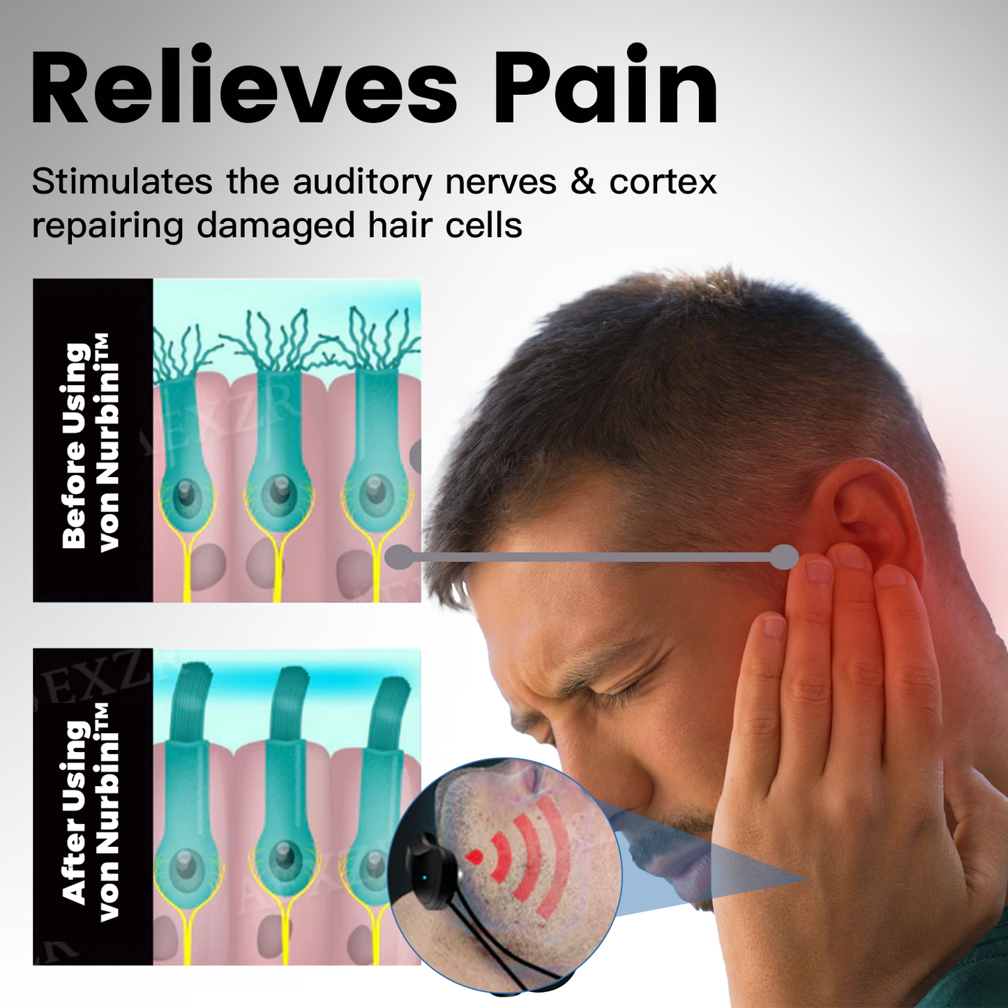 Nurbini® 💓HAPPY 2025💓 Tinnitus Relieving Device
