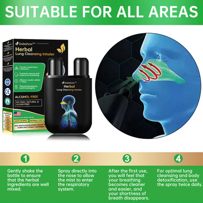 ✅official store | 🔥Dobshow™ 🧑‍⚕️herbal lung cleansing inhaler(💝Last day for 50% off💝)