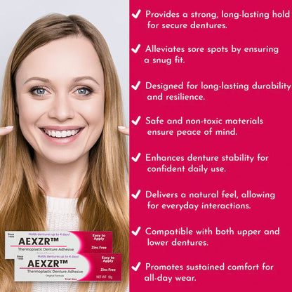✨[Official Brand Store] AEXZR™ Thermoplastic Denture Adhesive
