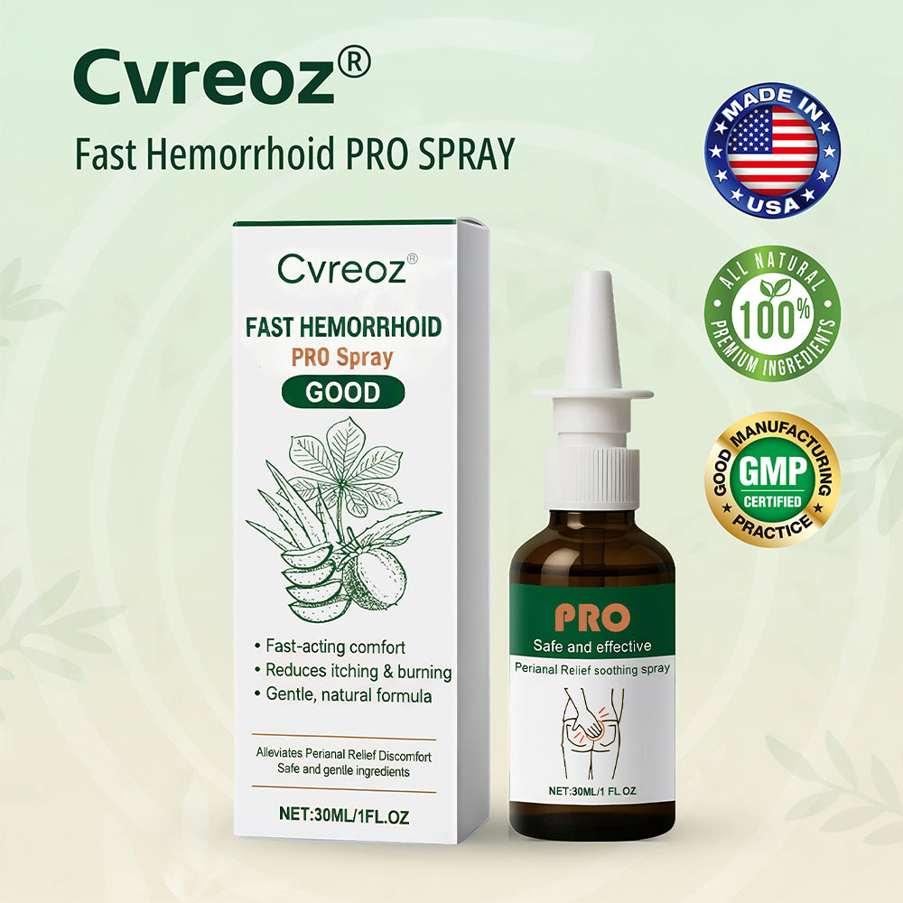 🎄𝙃𝙤𝙡𝙞𝙙𝙖𝙮 𝙎𝙖𝙡𝙚🎁Cvreoz® Fast Hemorrhoid PRO Spray