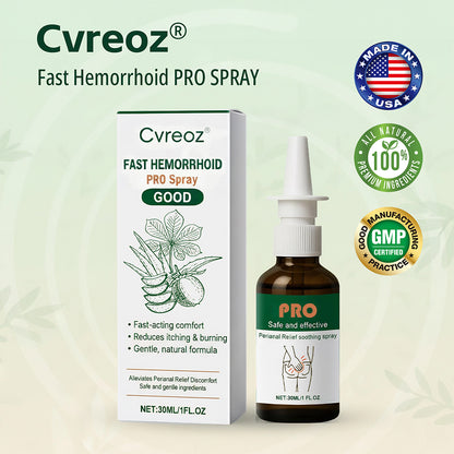 🎄𝙃𝙤𝙡𝙞𝙙𝙖𝙮 𝙎𝙖𝙡𝙚🎁Cvreoz® Fast Hemorrhoid PRO Spray