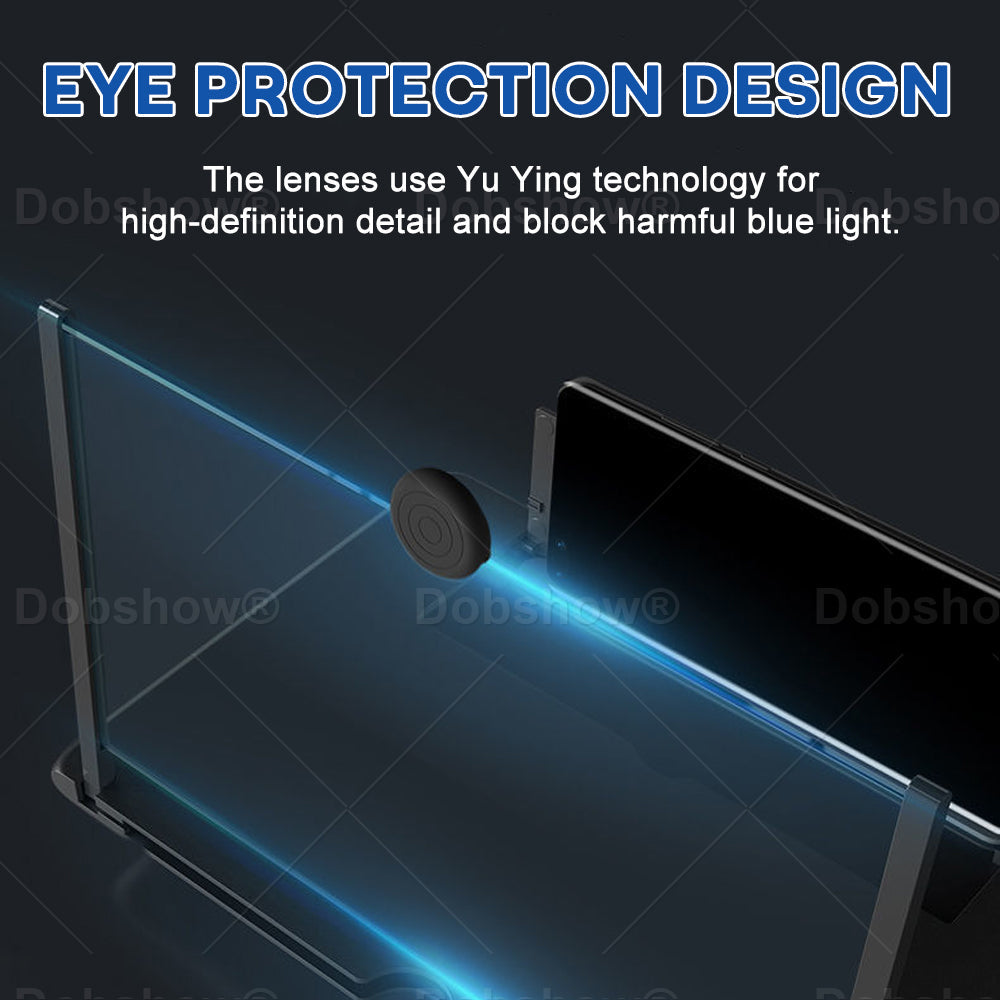 NOWORDUP® High Definition 3D Mobile Phone Screen Video Magnifier