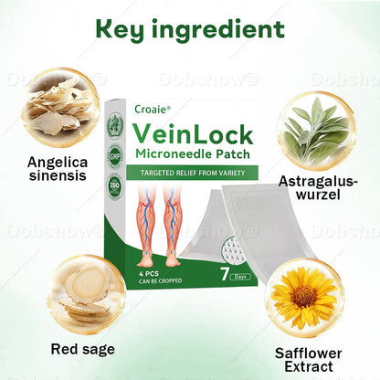 🎁𝙇𝙞𝙢𝙞𝙩𝙚𝙙-𝙩𝙞𝙢𝙚 𝙊𝙛𝙛𝙚𝙧🎁Croaie® VeinLock Microneedle Patch