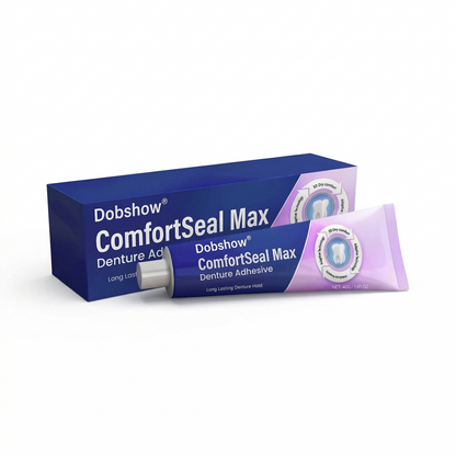 👨‍⚕️Dobshow® ComfortSeal Max Denture Adhesive—🦷96-hour long-lasting, heat adaptive technology
