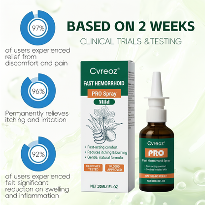 🎄𝙃𝙤𝙡𝙞𝙙𝙖𝙮 𝙎𝙖𝙡𝙚🎁 Cvreoz® Fast Hemorrhoid PRO Spray🍑