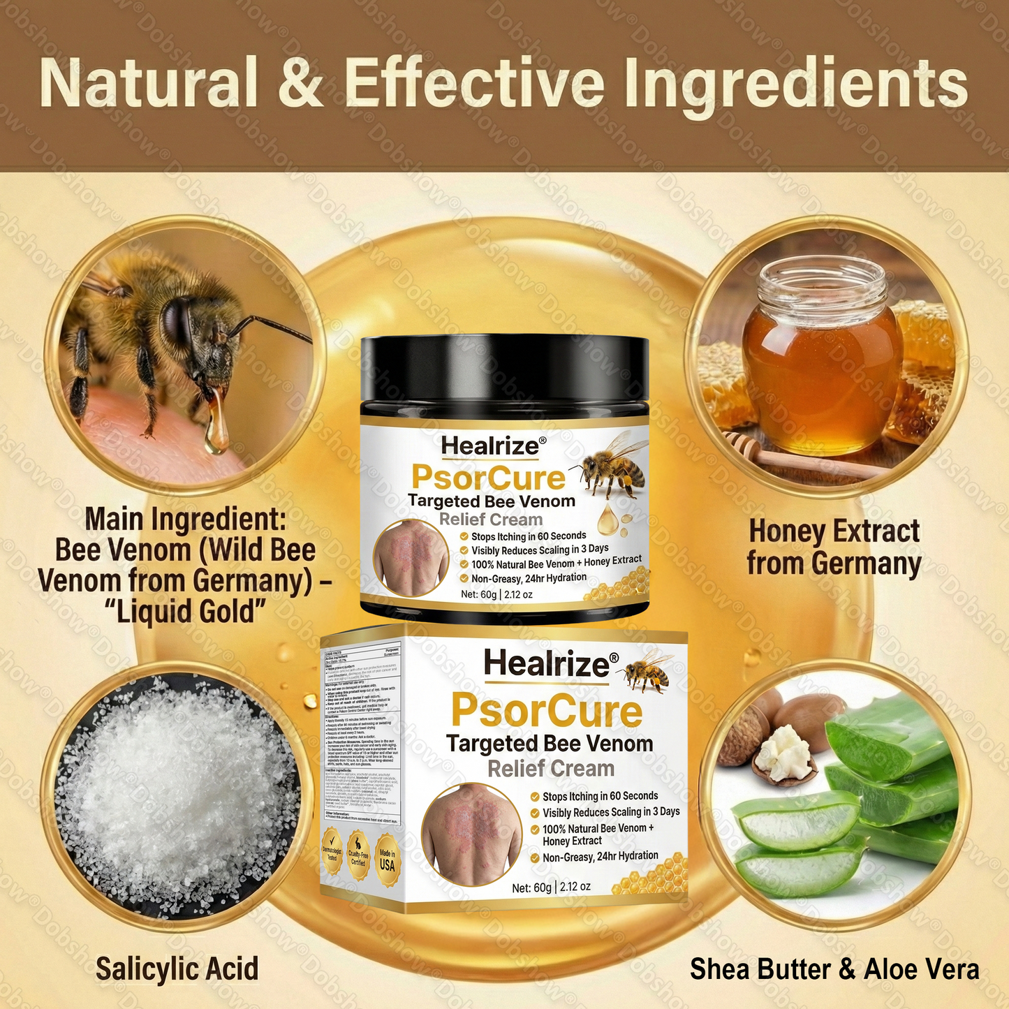 Healrize® PsorCure Targeted Psoriasis Relief Cream